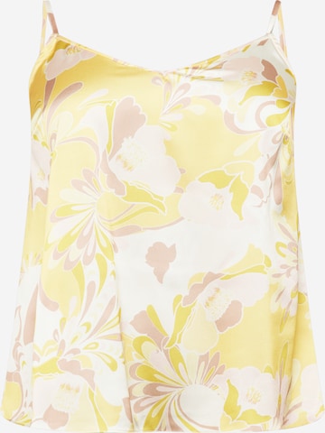 River Island Plus - Blusa em amarelo: frente