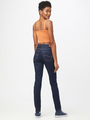 Coupe slim Jean 'Elly' Lee en bleu