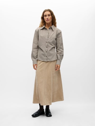 OBJECT Bluse 'OBJJodie' in Braun