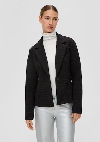 s.Oliver Blazer in Schwarz: predná strana