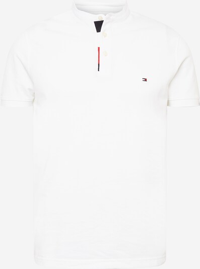TOMMY HILFIGER T-shirt 'Placket MAO' en bleu marine / rouge / blanc, Vue avec produit