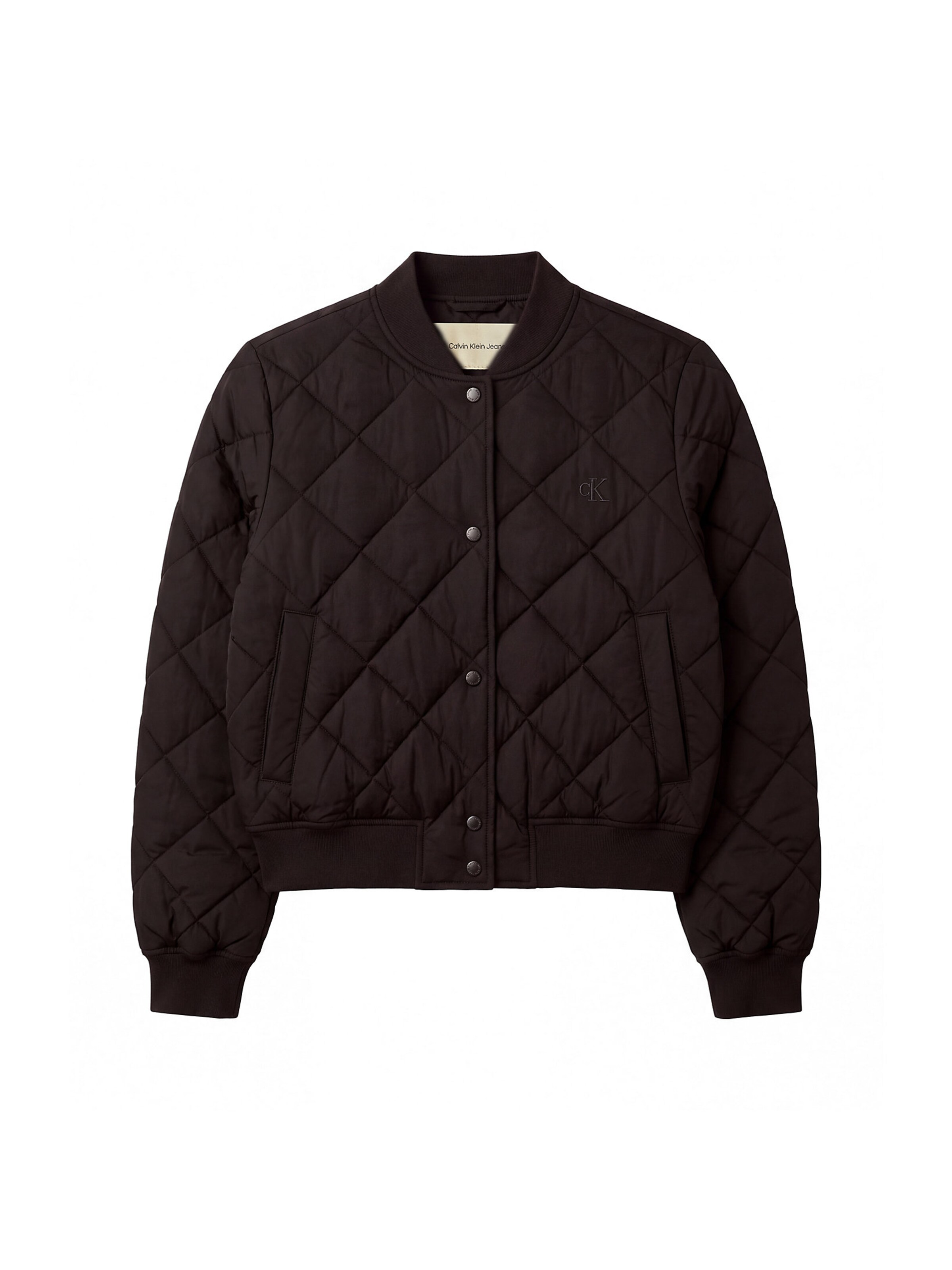 Veste mi-saison Calvin Klein Jeans en noir : devant