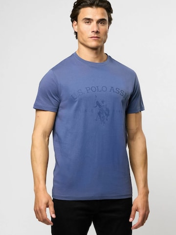 U.S. POLO ASSN. Shirt 'Archibald' in Blauw: voorkant