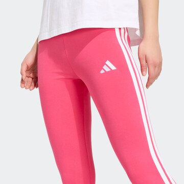 ADIDAS SPORTSWEAR Skinny Workout Pants 'Essentials' in Pink