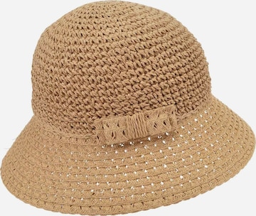 Seeberger Hat 'Hut' in Brown: front