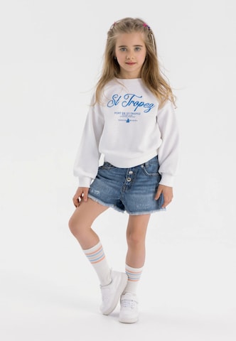 MINOTI Sweatshirt in Weiß: Vorderseite