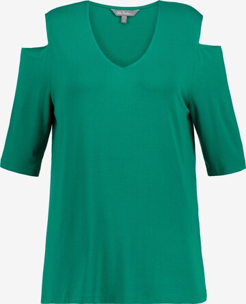 T-shirt Ulla Popken en vert : devant