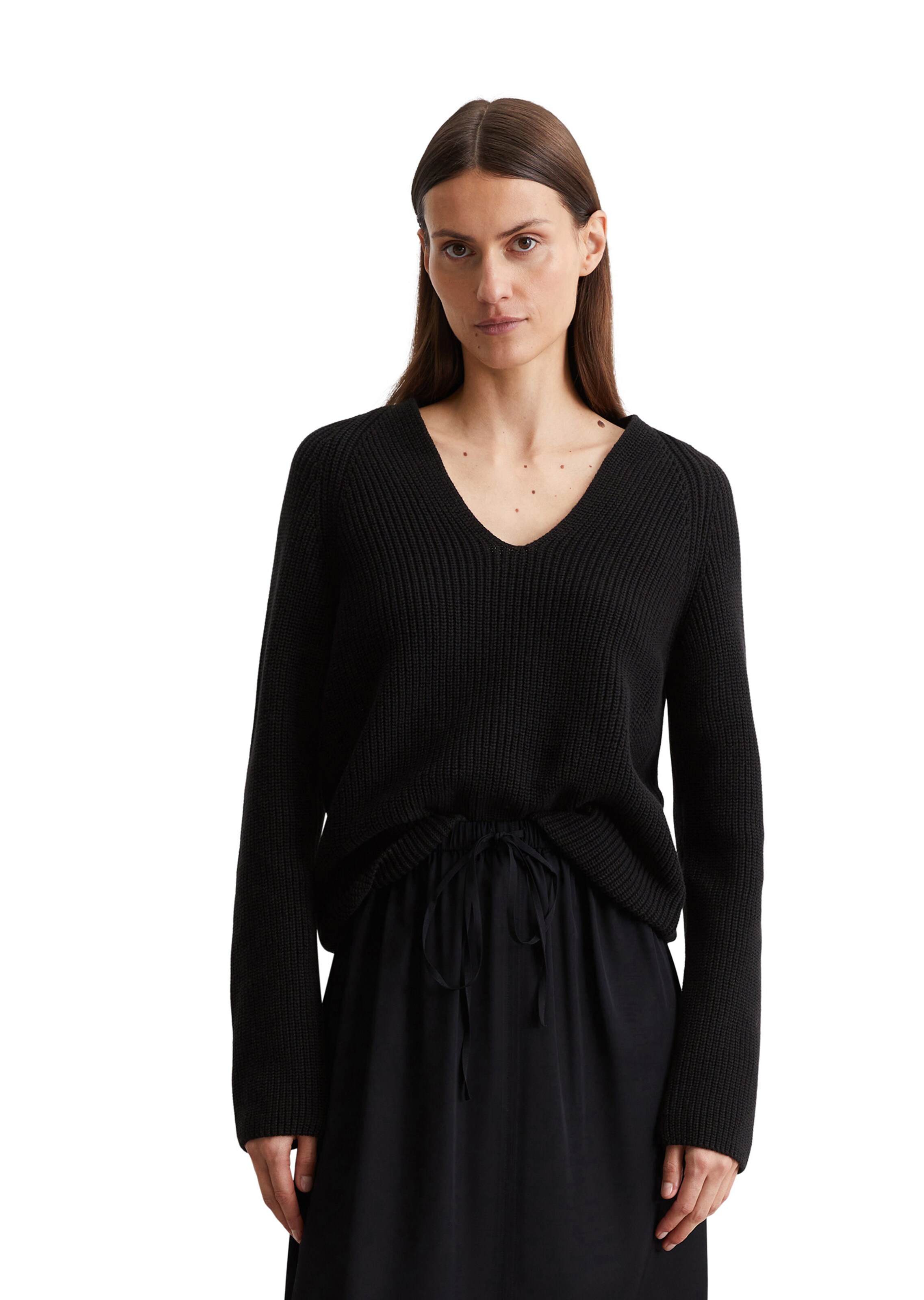 Marc O'Polo Pullover in Schwarz: Vorderseite