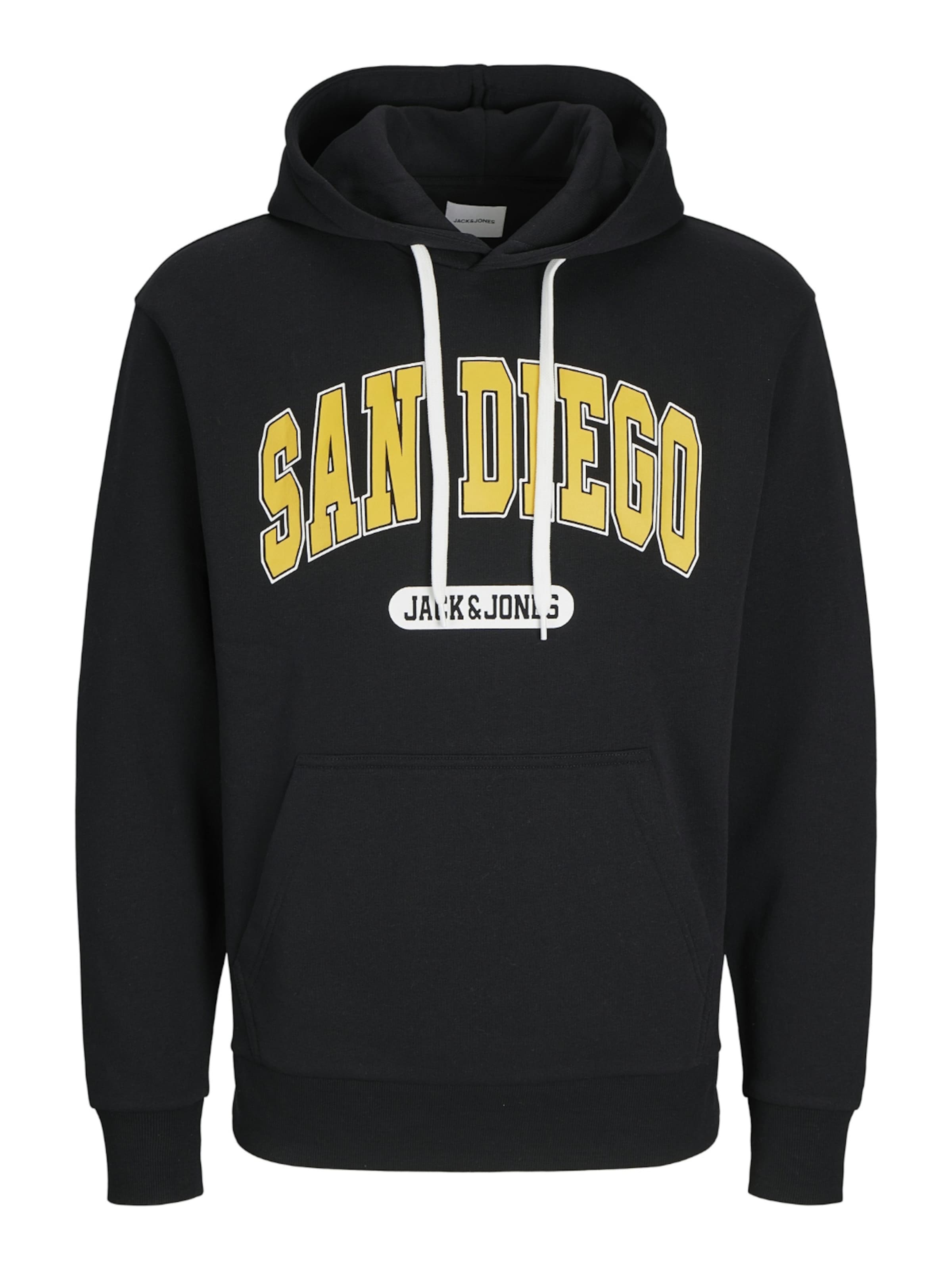 JACK & JONES Sweatshirt 'JJEBradley' i sort: forside