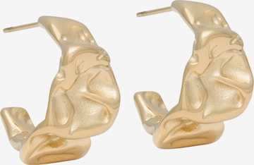 Boucles d'oreilles 'Steel - Raw Coll' A&C Oslo – Nordic Design Jewellery en or : devant