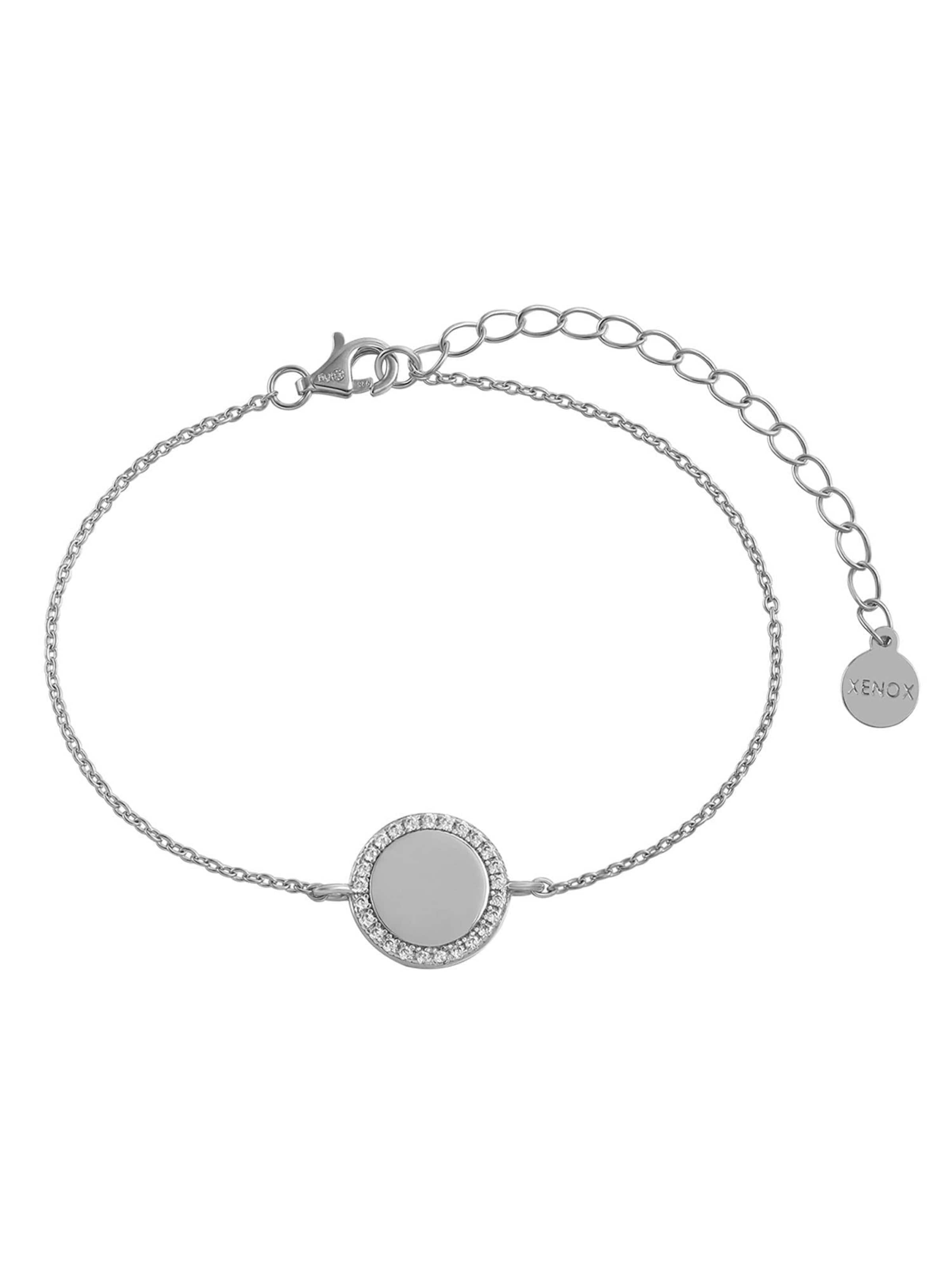 XENOX Armband in Silber: Vorderseite