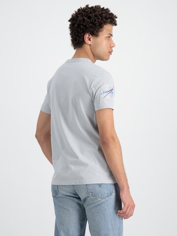 ALPHA INDUSTRIES Shirt 'Dark Side' in Grey
