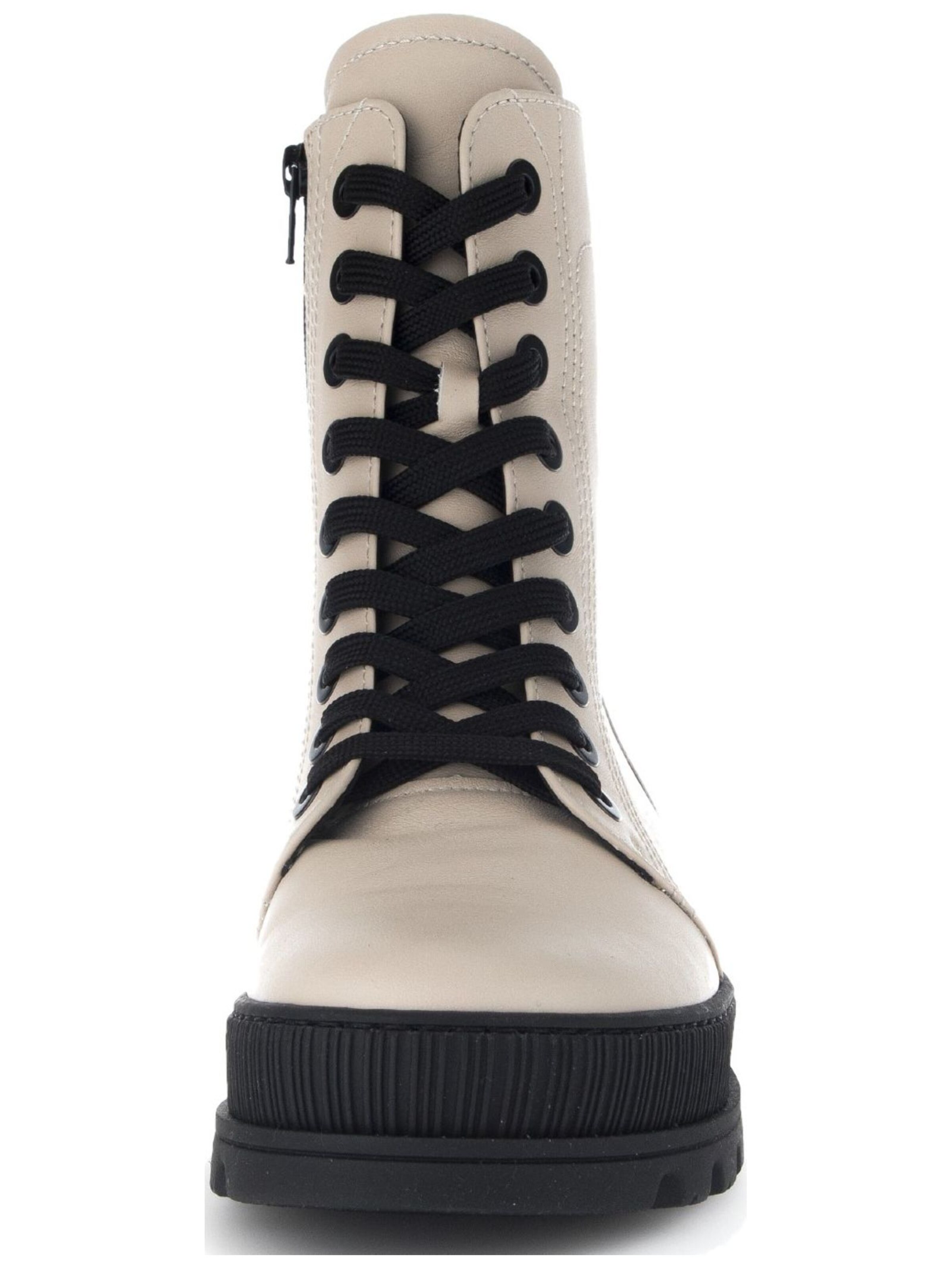 GABOR Lace-up bootie in Beige