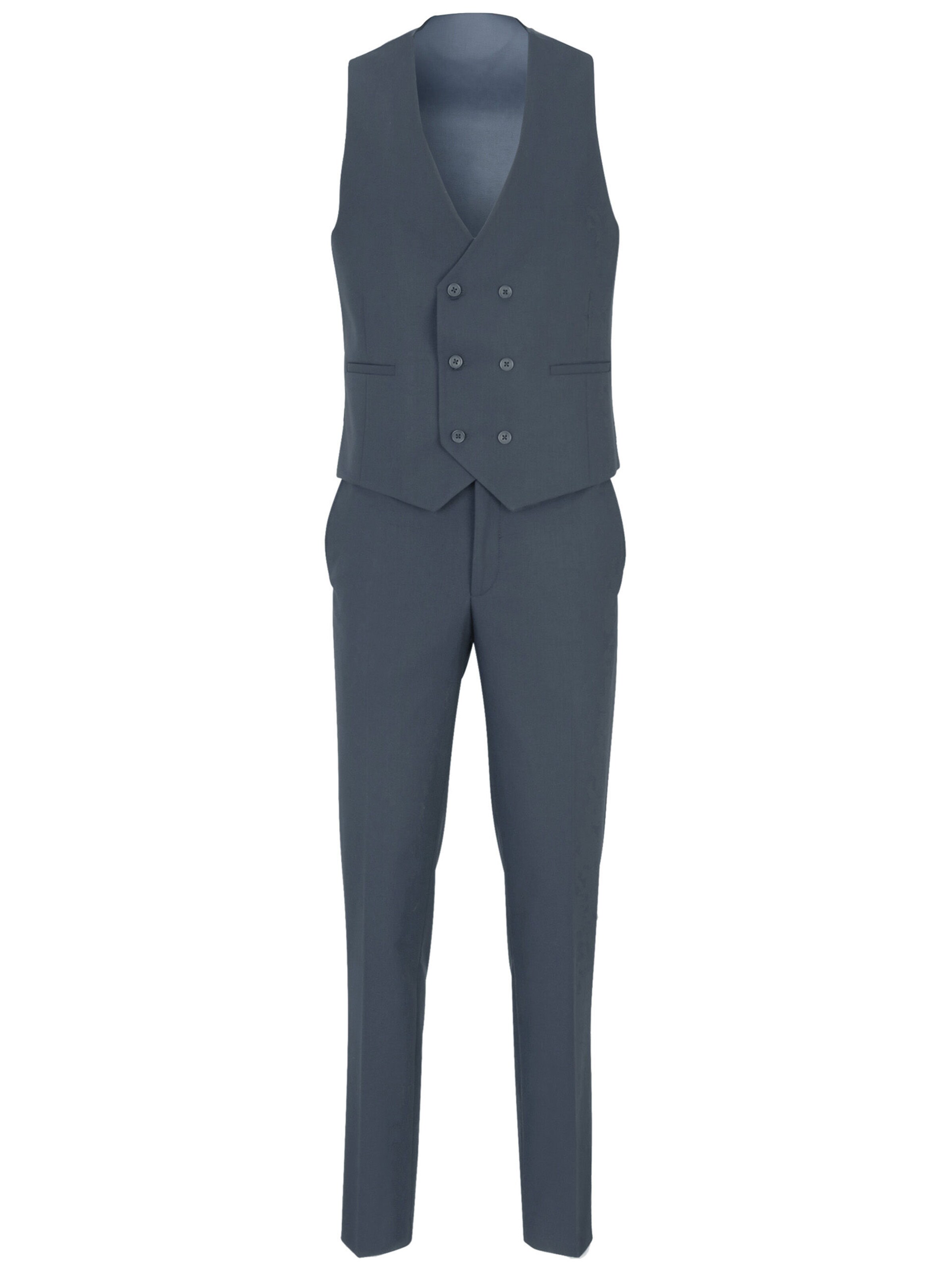 Steffen Klein Slimfit Pak in Blauw