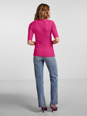PIECES Sweter 'Crista' w kolorze różowy