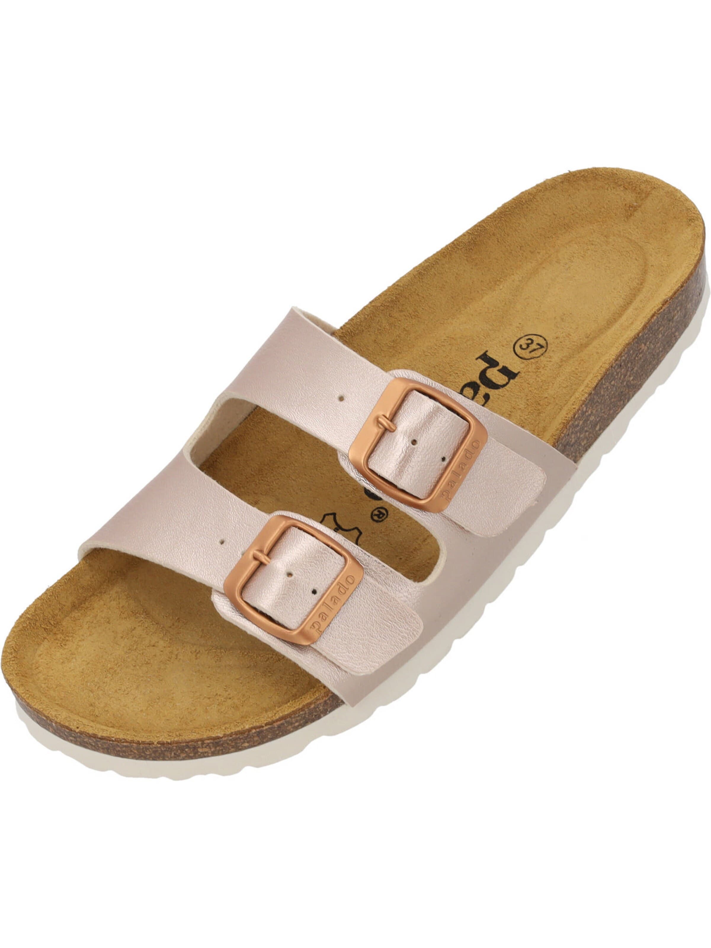 Palado Pantolette 'Palado Milos Metallic'‌‌‌‌‌‌‌‌‌ in Pink: Vorderseite