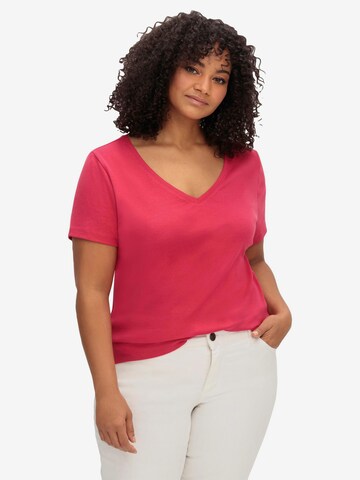 SHEEGO Shirt in Roze: voorkant