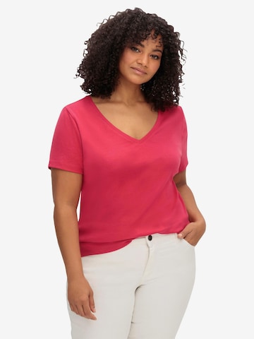 SHEEGO T-shirt i rosa: framsida