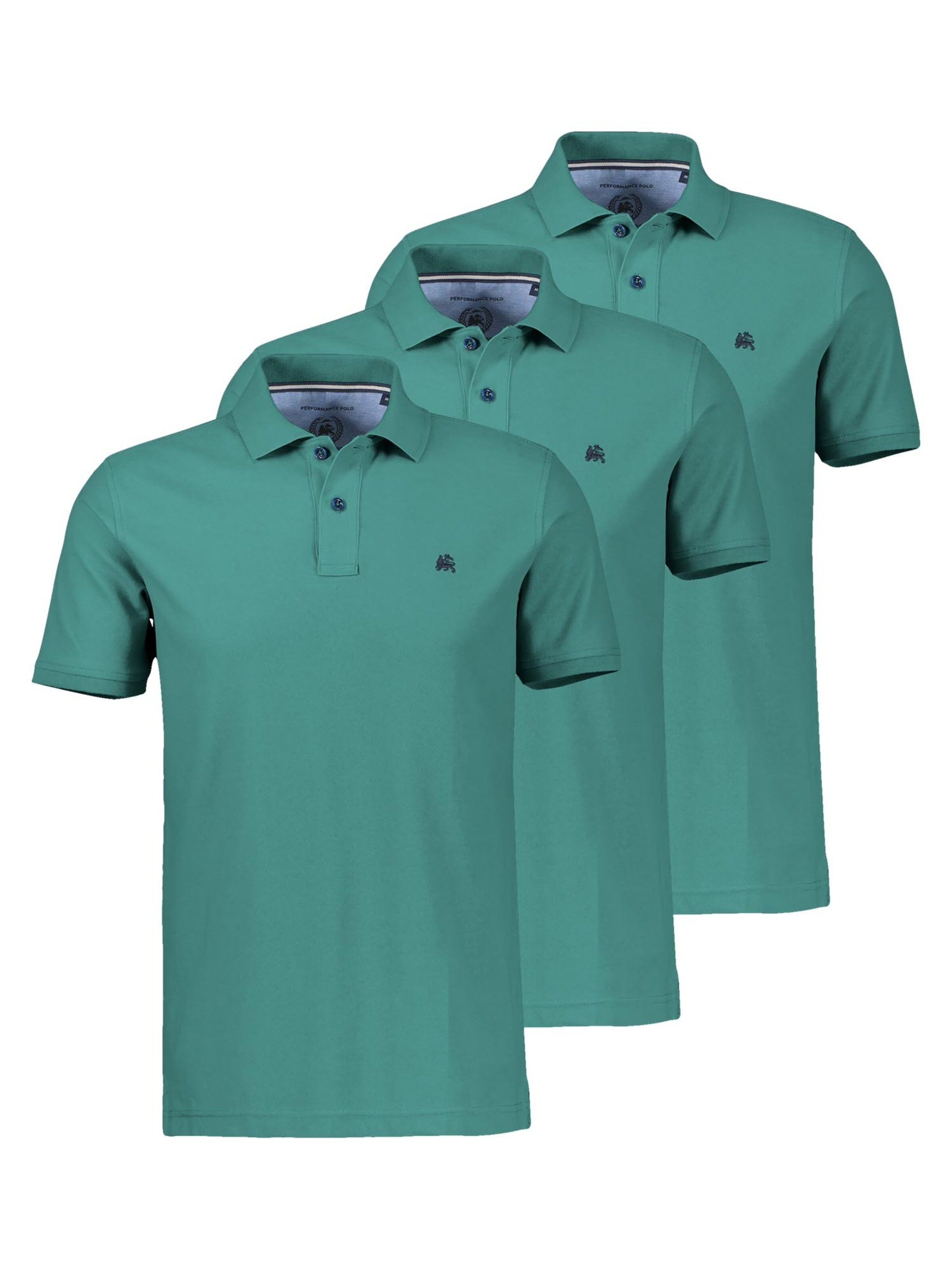 LERROS Shirt 'Basic'‌‌‌ in Grün: Vorderseite