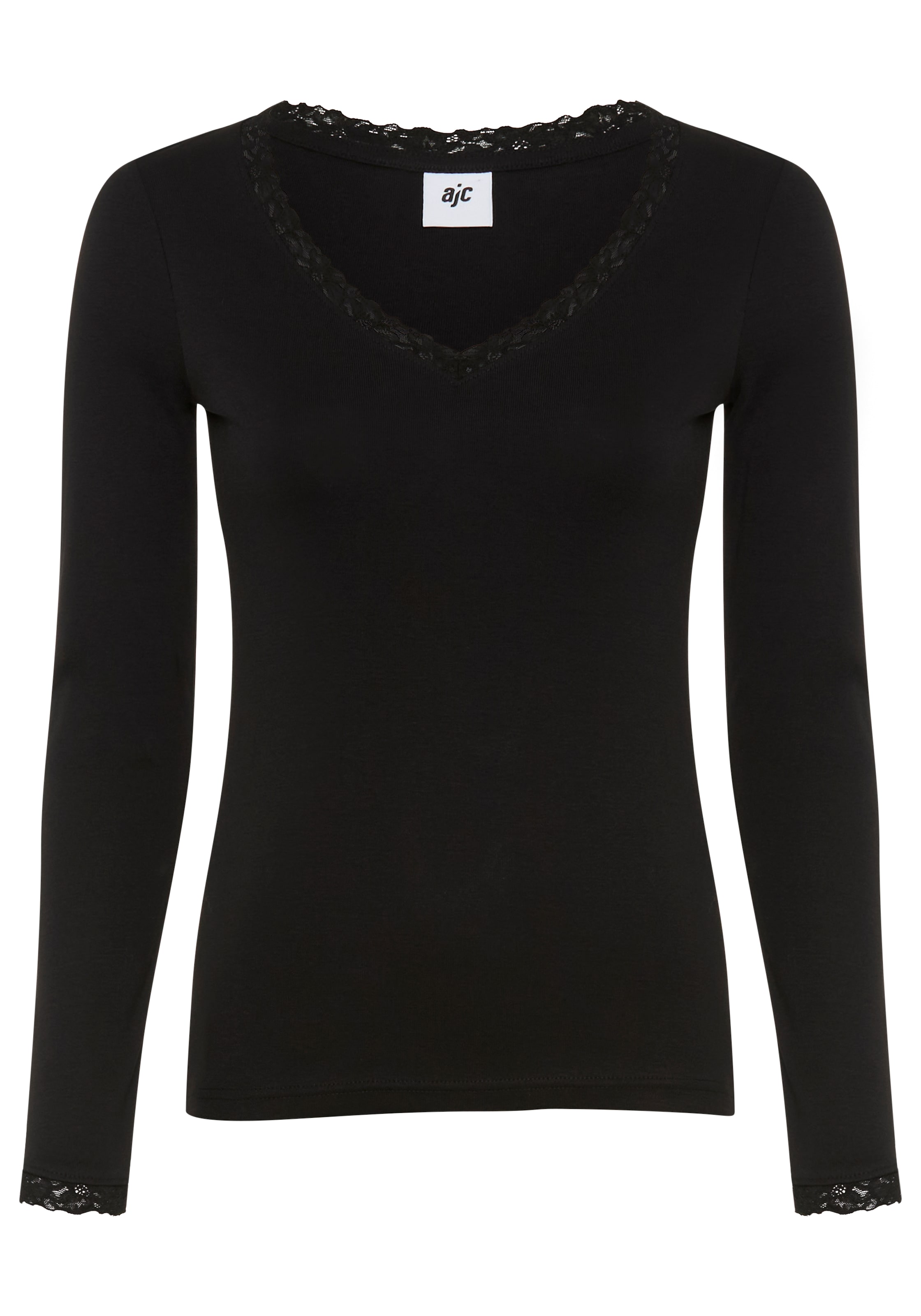 AJC Shirt in Black: front