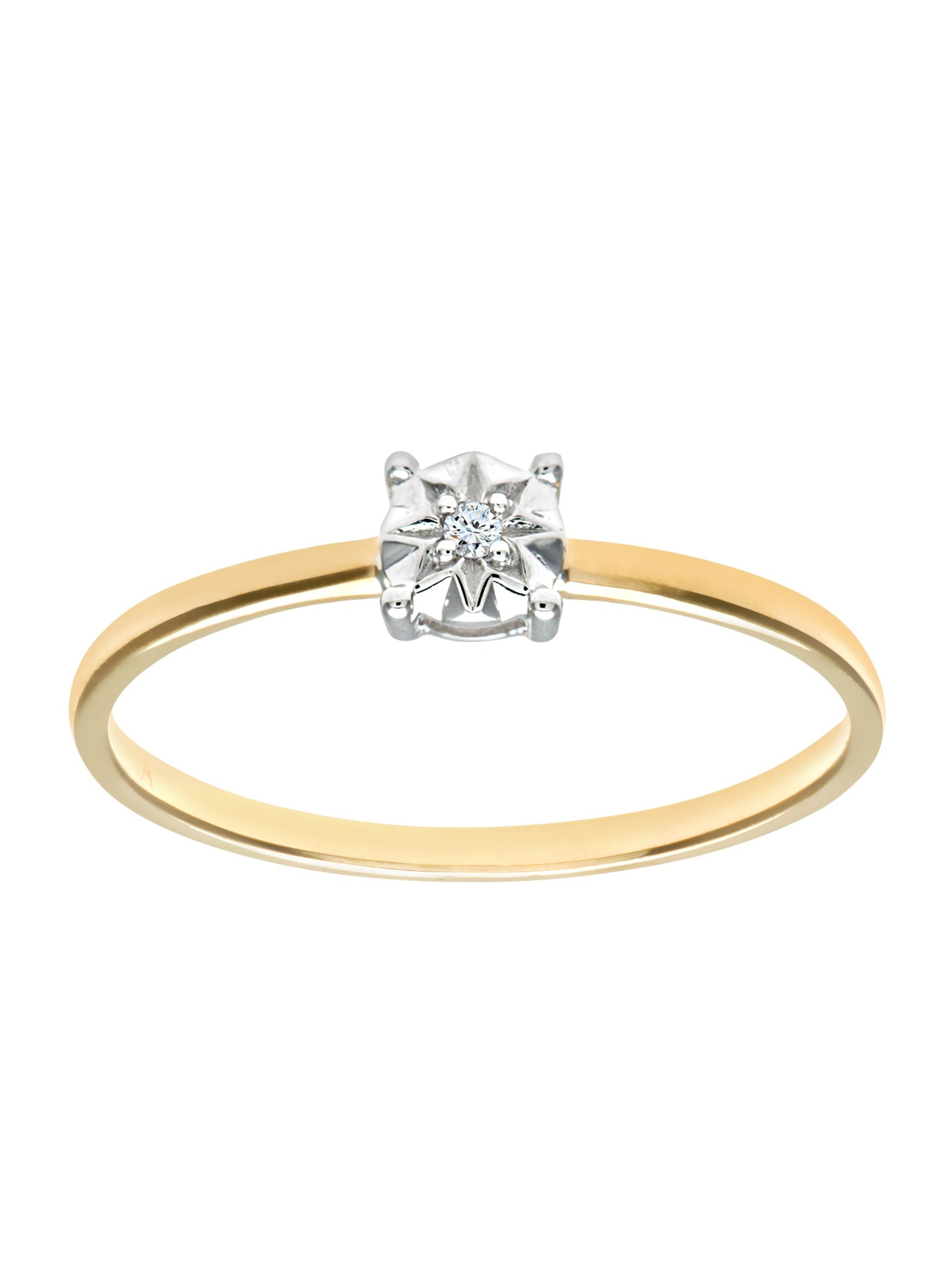 DIAMANT LETERNEL Ring in Gold: front