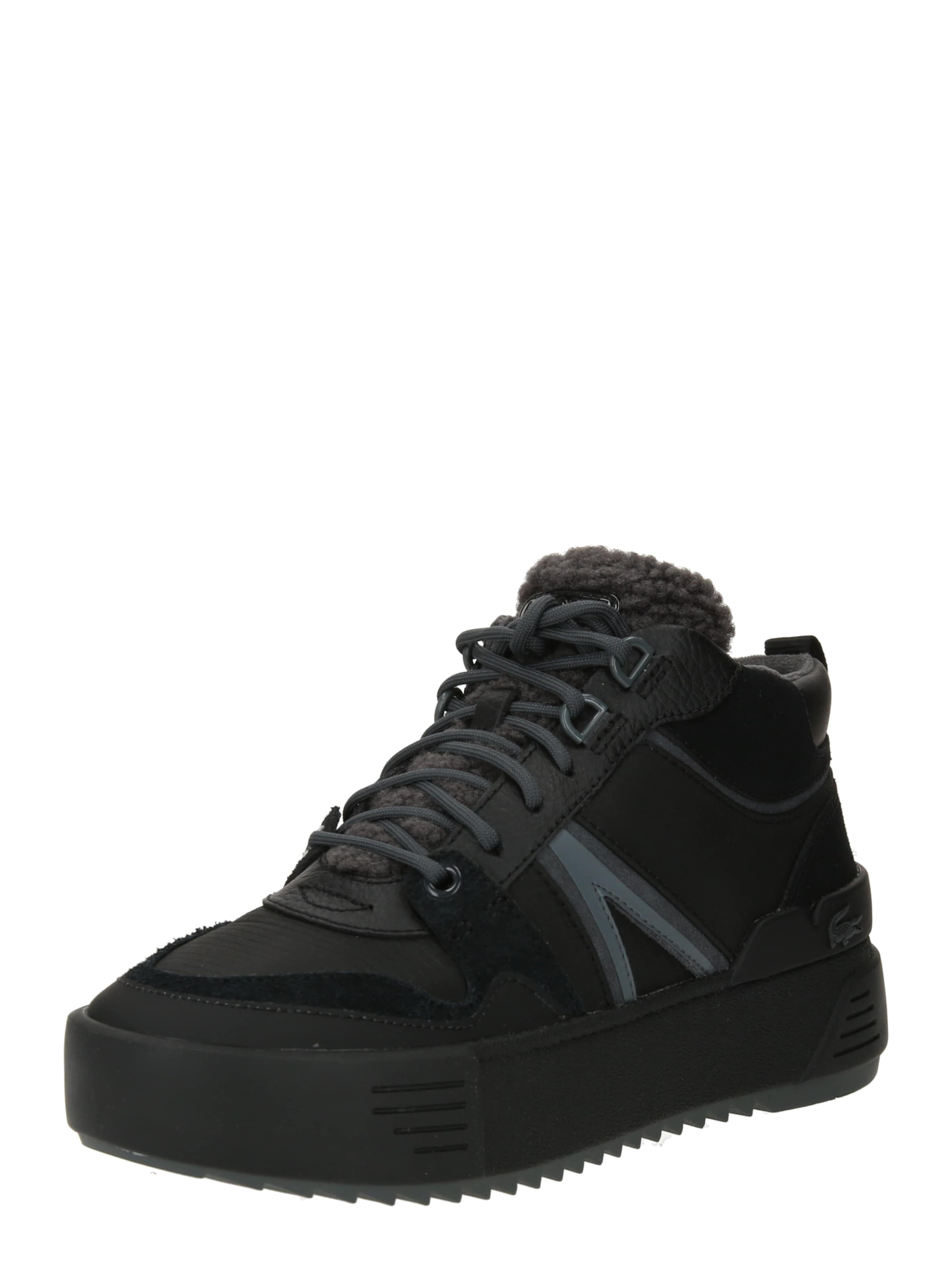 lacoste black high tops