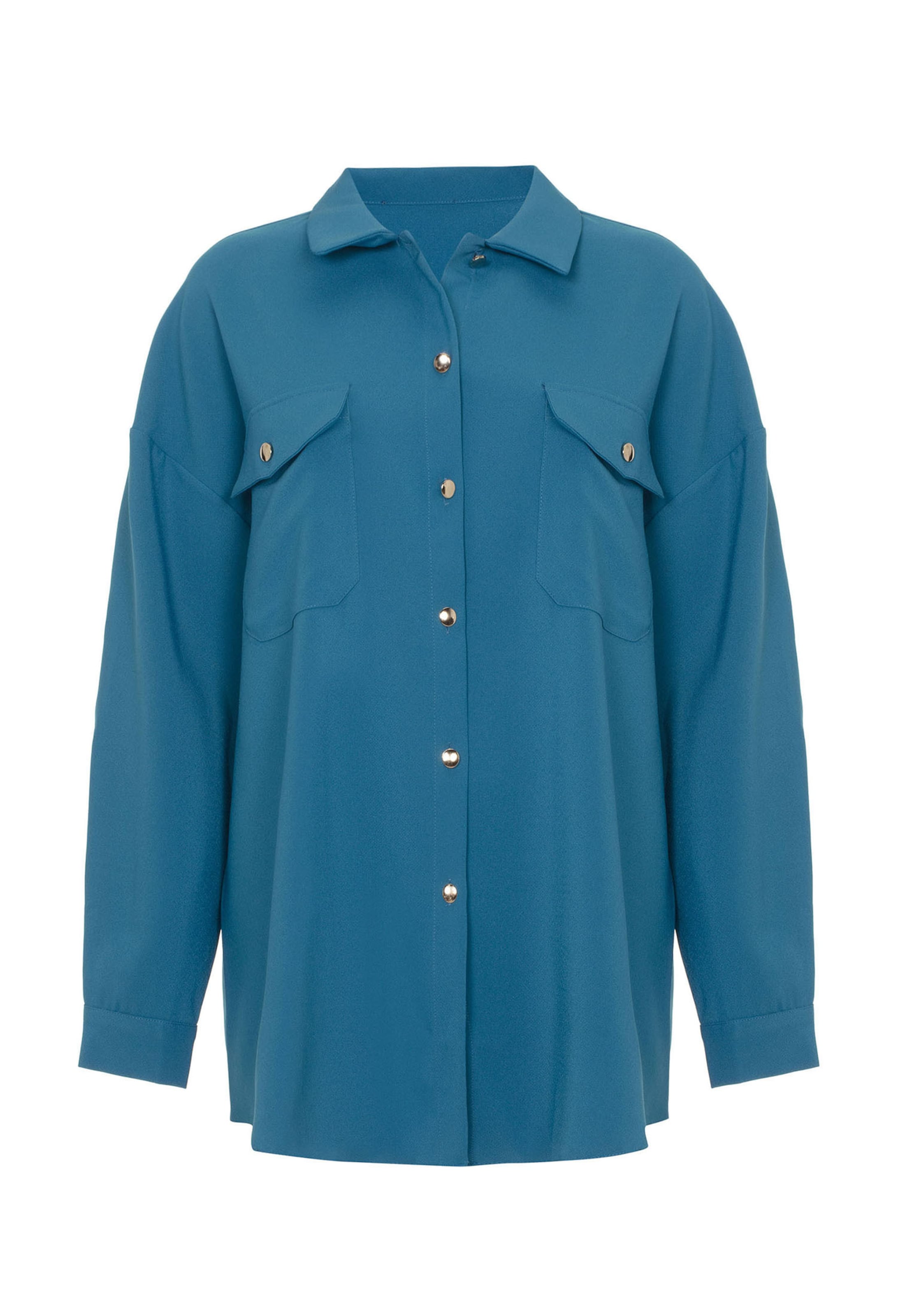 Jimmy Sanders Pusero värissä sininen: etupuoli