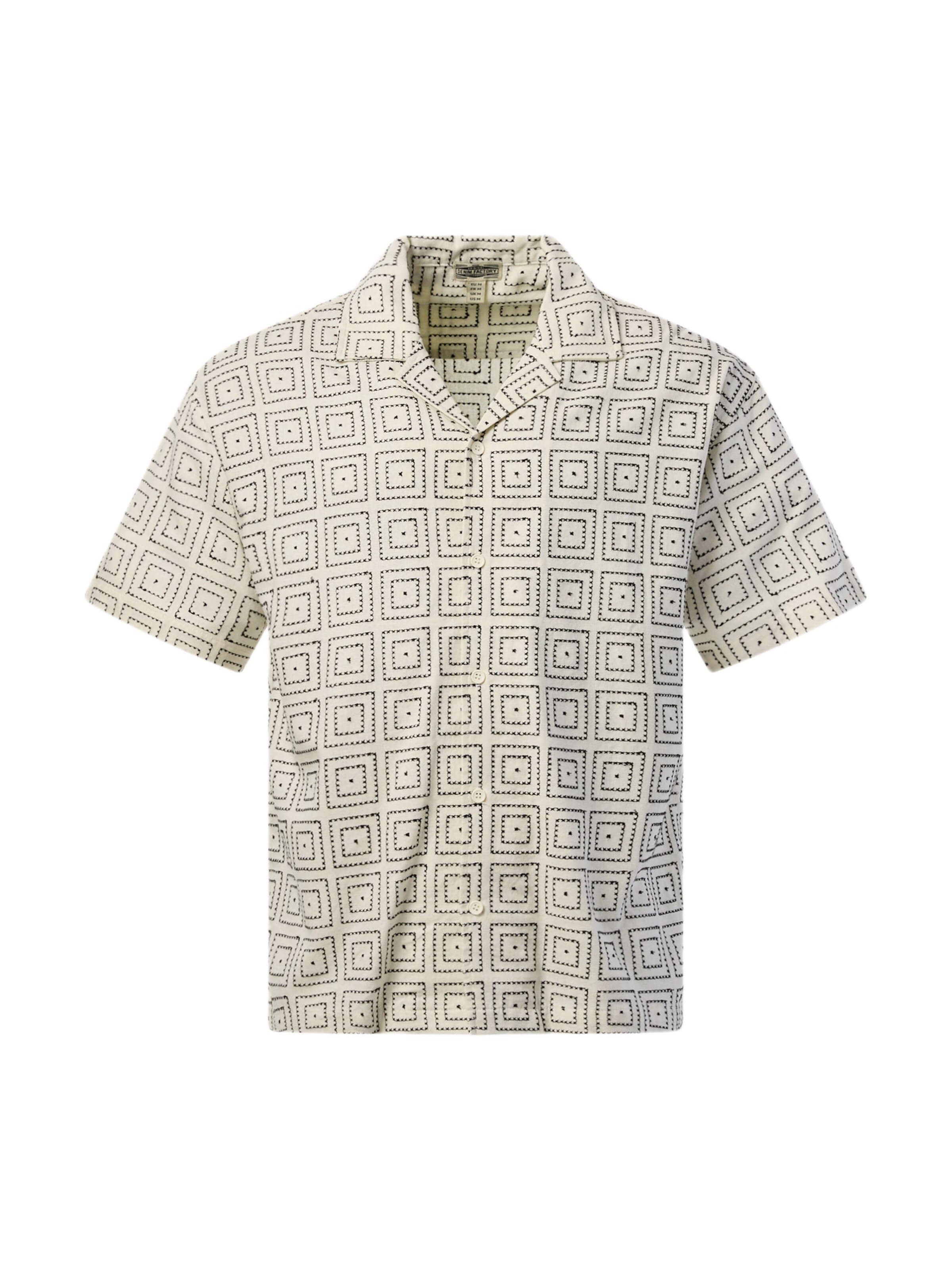 Camicia 'Resort' di Denim Factory in bianco: frontale