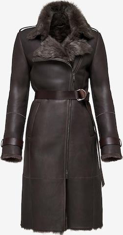 V S P Vinterfrakke 'Lyza' i brun: forside