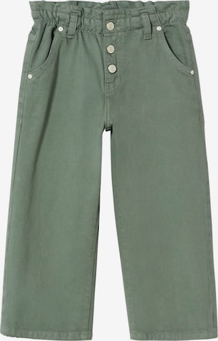 MANGO KIDS Loosefit Jeans 'JULES' i grønn: forside