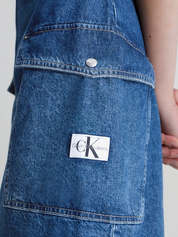 Calvin Klein Jeans Jurk in Blauw