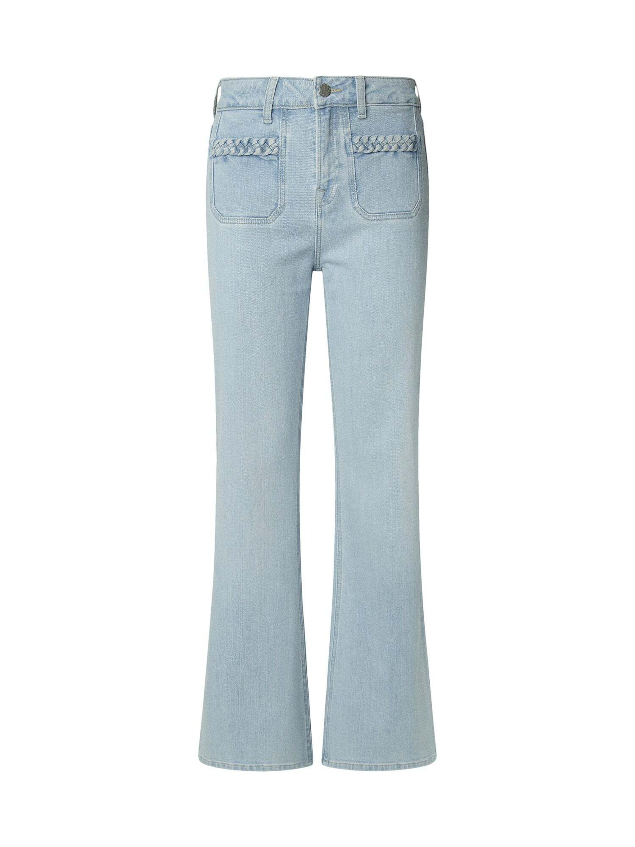 Pepe Jeans Flared Jeans in Blauw: voorkant