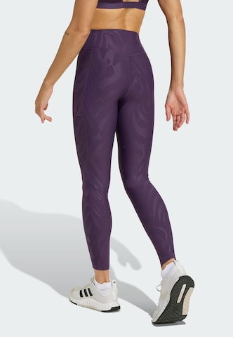 Skinny Pantalon de sport 'Optime' ADIDAS PERFORMANCE en violet