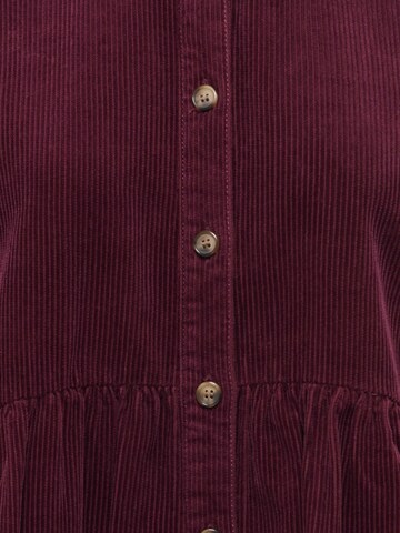 Robe-chemise 'JDYSHIRAZ' JDY en rouge