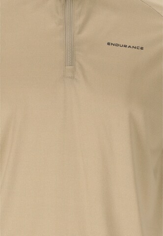ENDURANCE Performance shirt 'Crow' in Beige