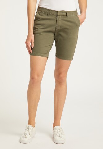 Coupe slim Pantalon DreiMaster Vintage en vert : devant