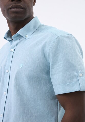 Coupe regular Chemise Felix Hardy en bleu