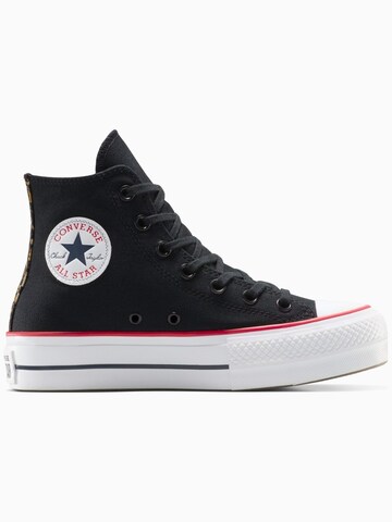 Sneaker alta 'Converse Chuck Taylor All Star Lift Platform Leopard' di CONVERSE in nero