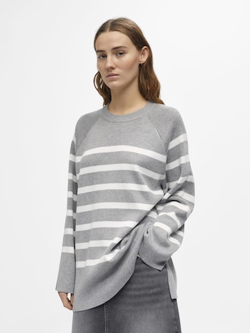 Pull-over 'Ester' OBJECT en gris : devant