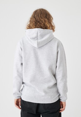 Cleptomanicx Kapuzenpullover 'Hooded Embro Gull 2' in Grau