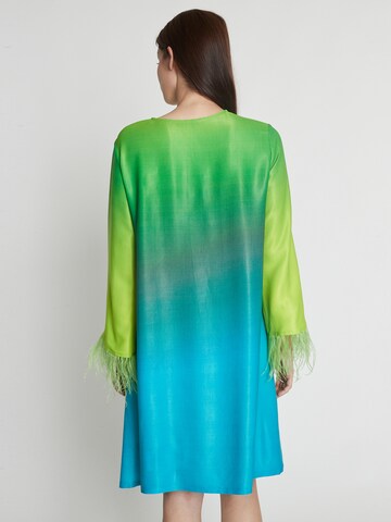 Ana Alcazar Cocktailjurk ' Rapya ' in Blauw