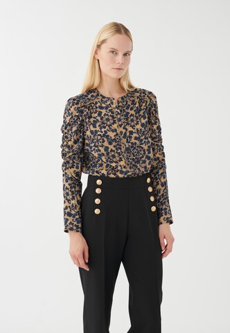 Dea Kudibal Blouse 'Visti' in Bruin: voorkant