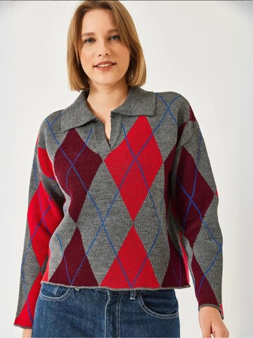 Bianco Lucci - Pullover em cinzento