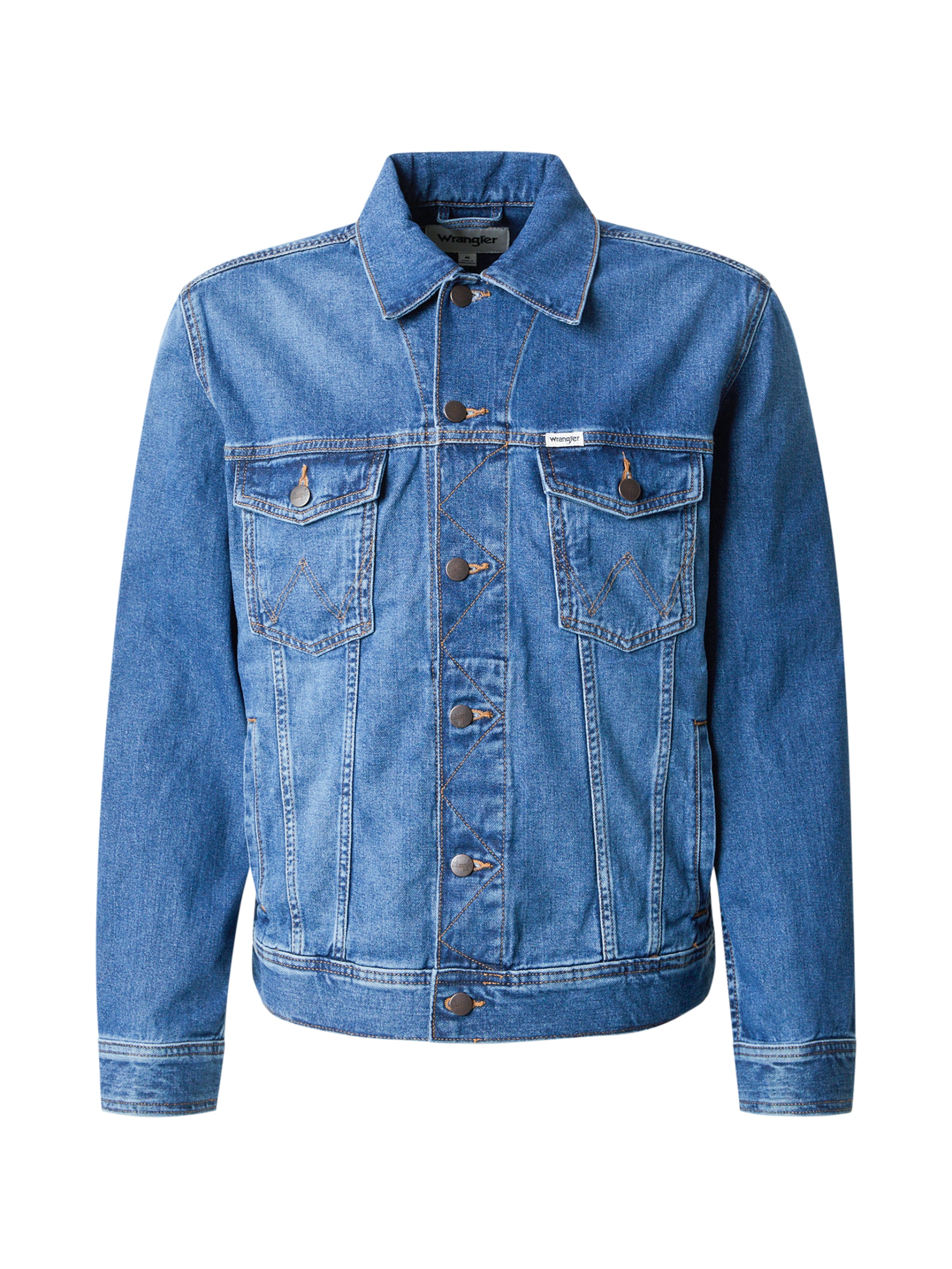 WRANGLER Kevad-sügisjope, värv sinine: eest vaates