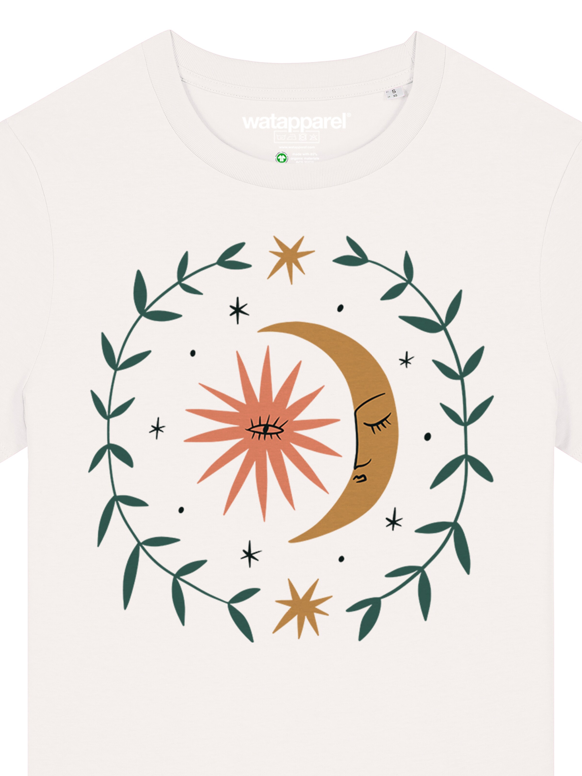 Maglietta 'Love And Flex' di Watapparel in bianco