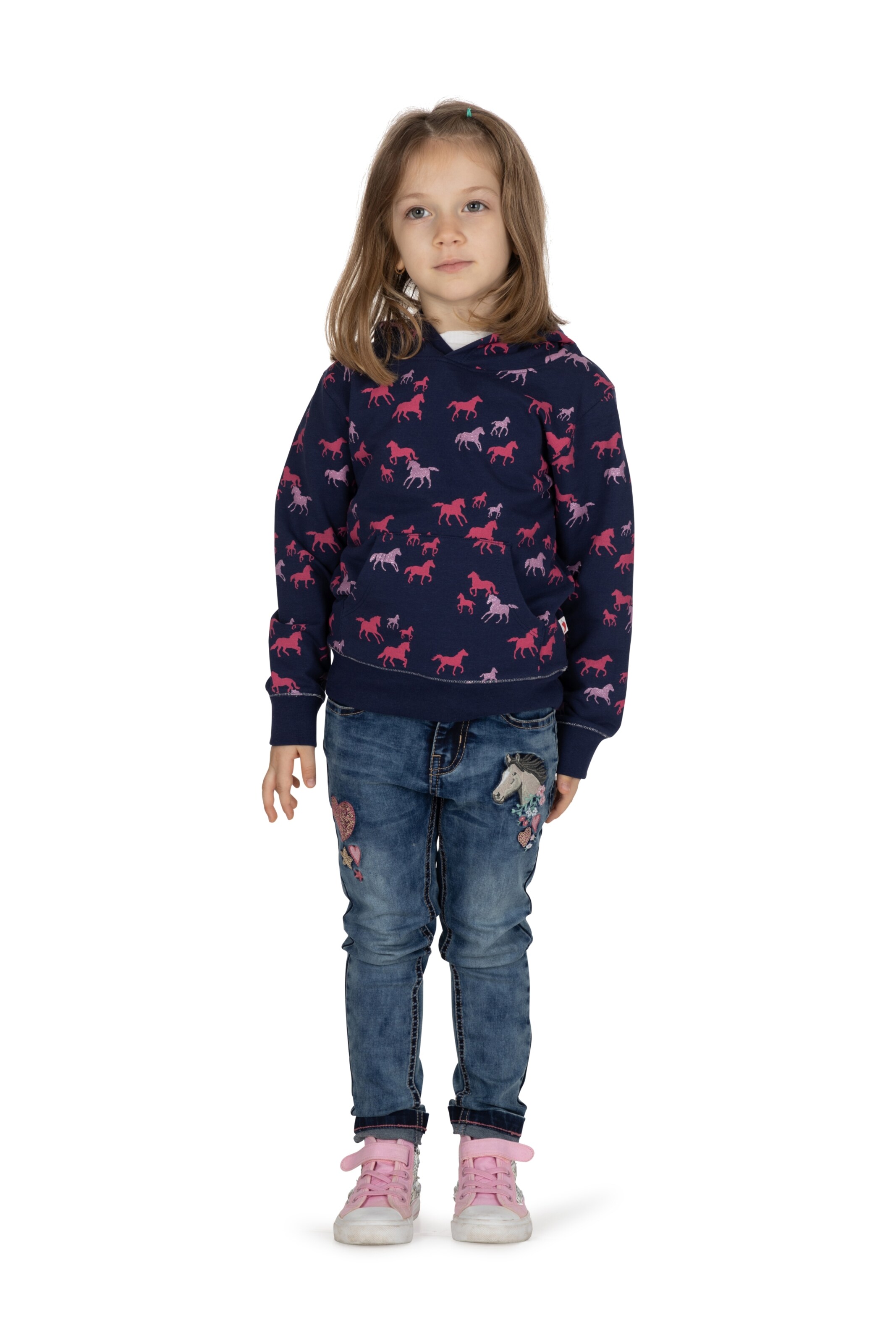 SALT AND PEPPER Sweatshirt 'Horse' in Blue