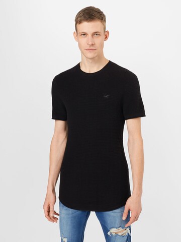 HOLLISTER T-Shirt in Schwarz: predná strana