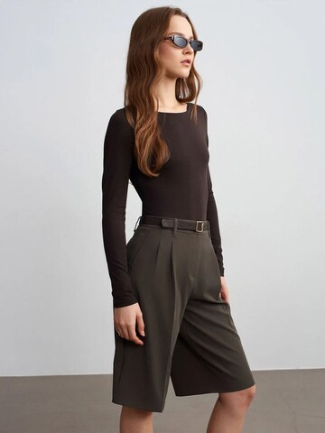 Wide Leg Pantalon Dilvin en vert