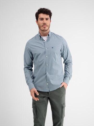 LERROS Regular fit Button Up Shirt in Blue: front