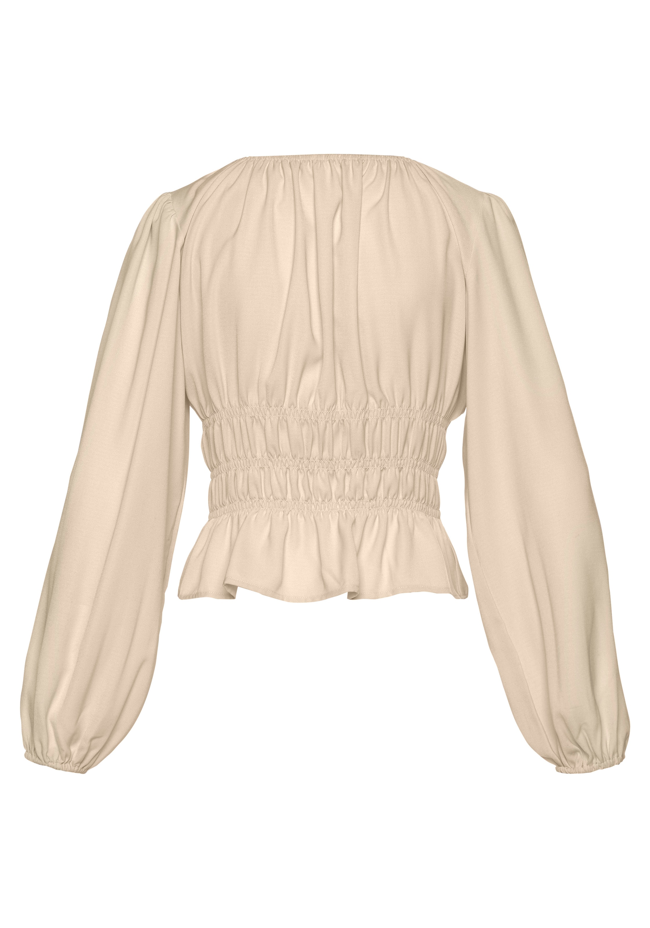 LASCANA Блузка в Бежевый